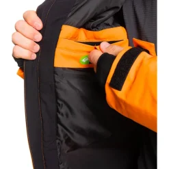 Blouson Ski Quiksilver Mission Solid Orange Pepper