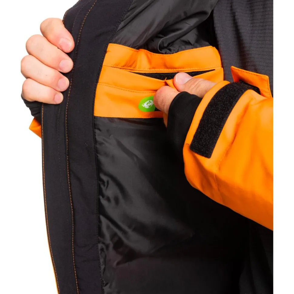 Blouson Ski Quiksilver Mission Solid Orange Pepper