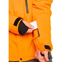 Blouson Ski Quiksilver Mission Solid Orange Pepper