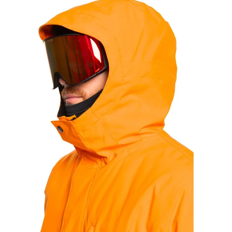 Blouson Ski Quiksilver Mission Solid Orange Pepper