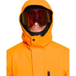 Blouson Ski Quiksilver Mission Solid Orange Pepper