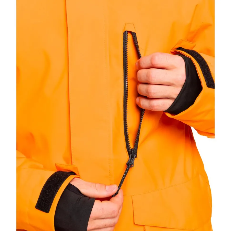 Blouson Ski Quiksilver Mission Solid Orange Pepper