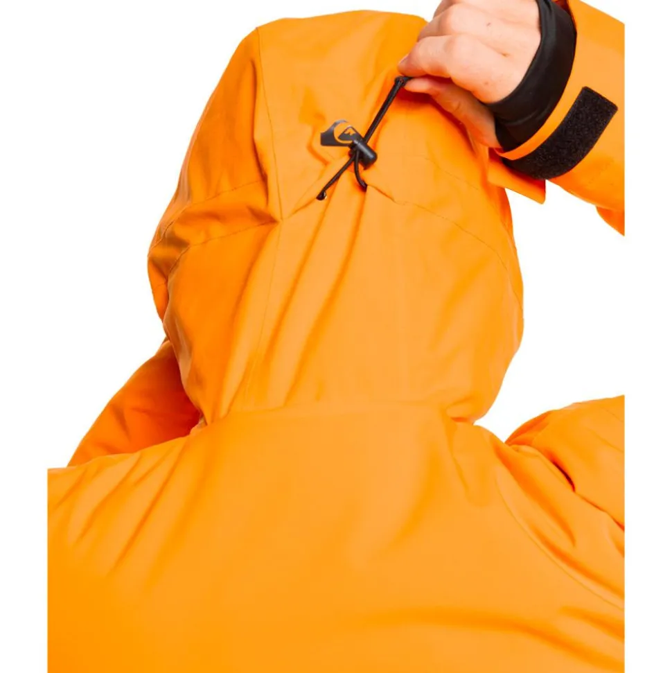 Blouson Ski Quiksilver Mission Solid Orange Pepper