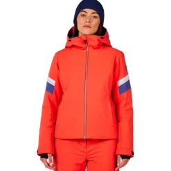 Blouson Ski Rossignol W Strawpile Jkt Orange Flame