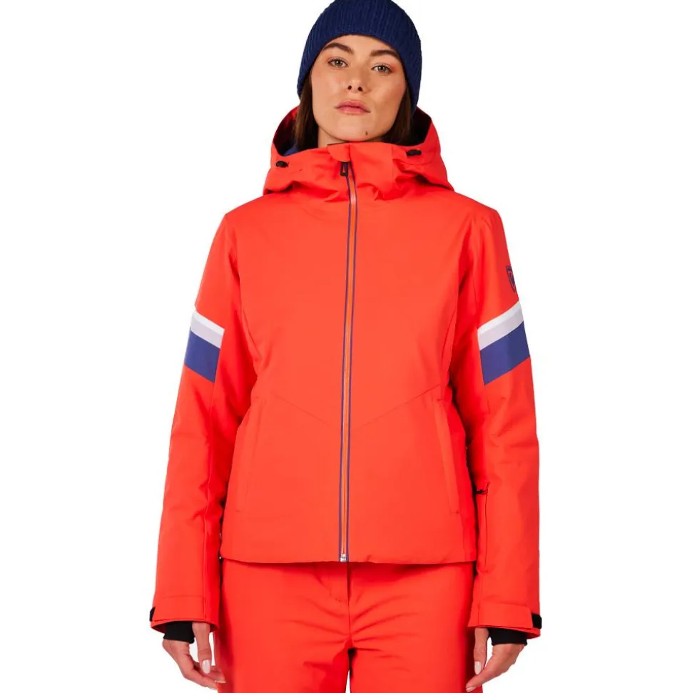 Blouson Ski Rossignol W Strawpile Jkt Orange Flame