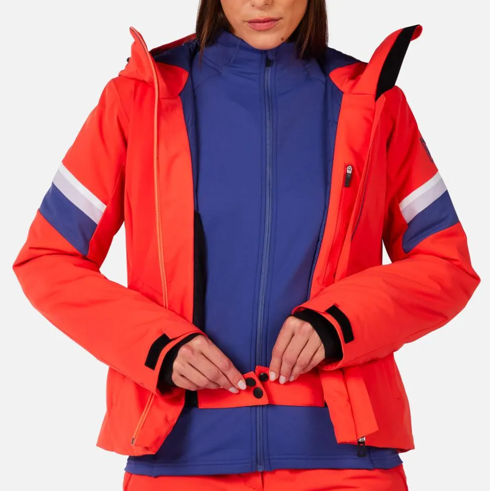 Blouson Ski Rossignol W Strawpile Jkt Orange Flame