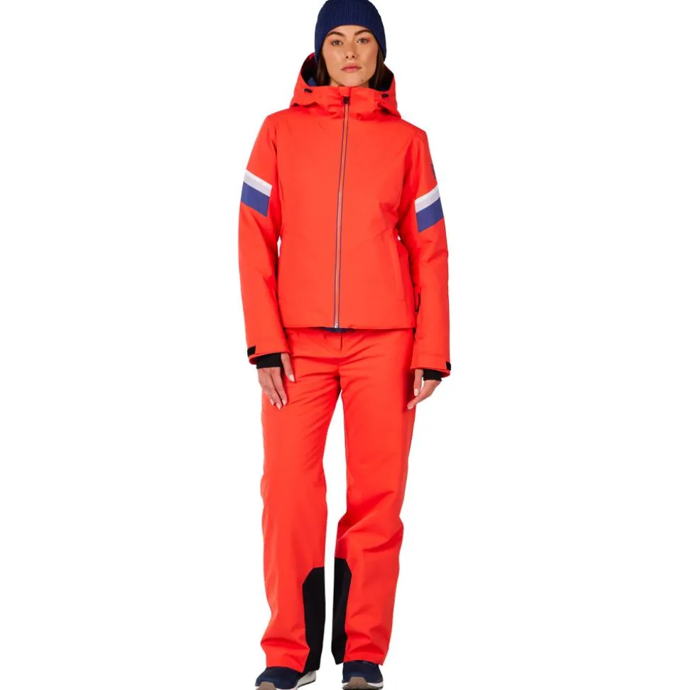 Blouson Ski Rossignol W Strawpile Jkt Orange Flame