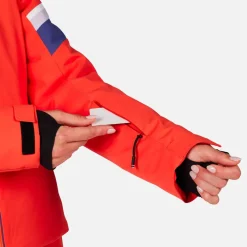 Blouson Ski Rossignol W Strawpile Jkt Orange Flame
