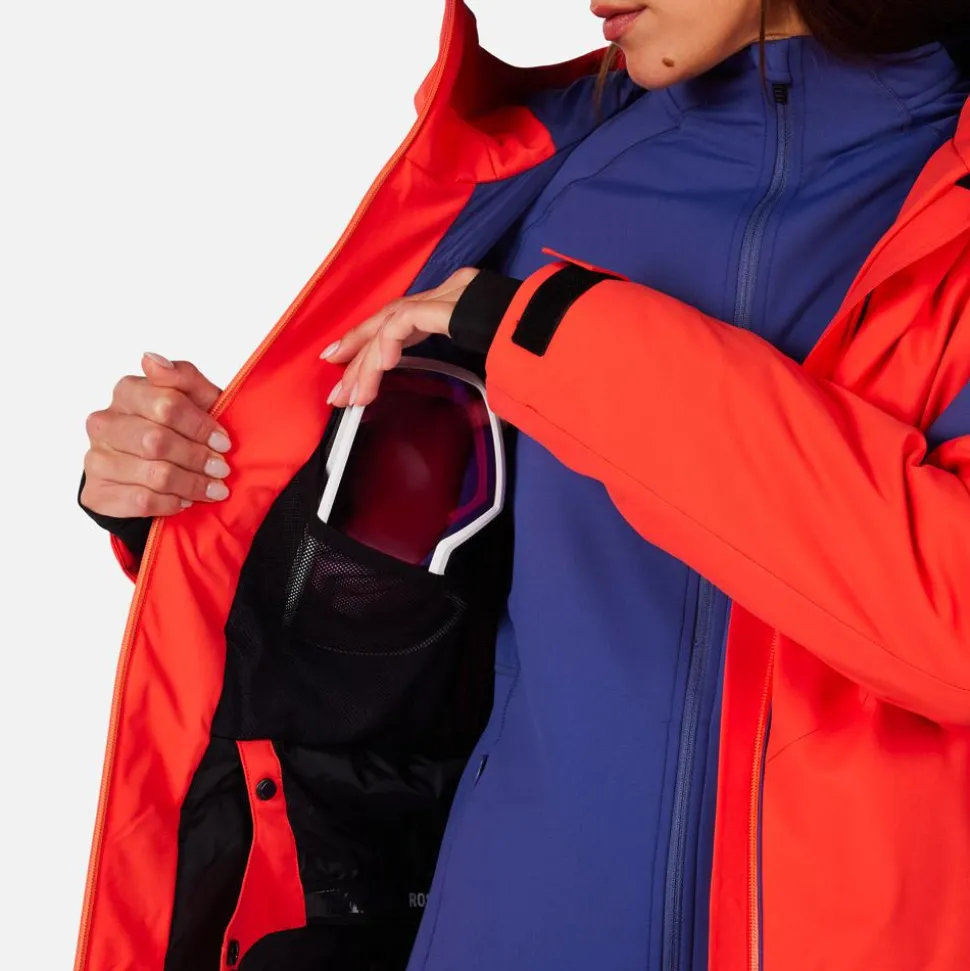 Blouson Ski Rossignol W Strawpile Jkt Orange Flame