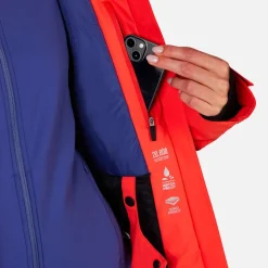 Blouson Ski Rossignol W Strawpile Jkt Orange Flame