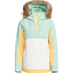 Blouson Ski Roxy Shelter Cameo Green