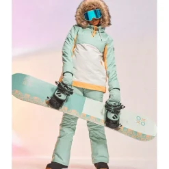 Blouson Ski Roxy Shelter Cameo Green