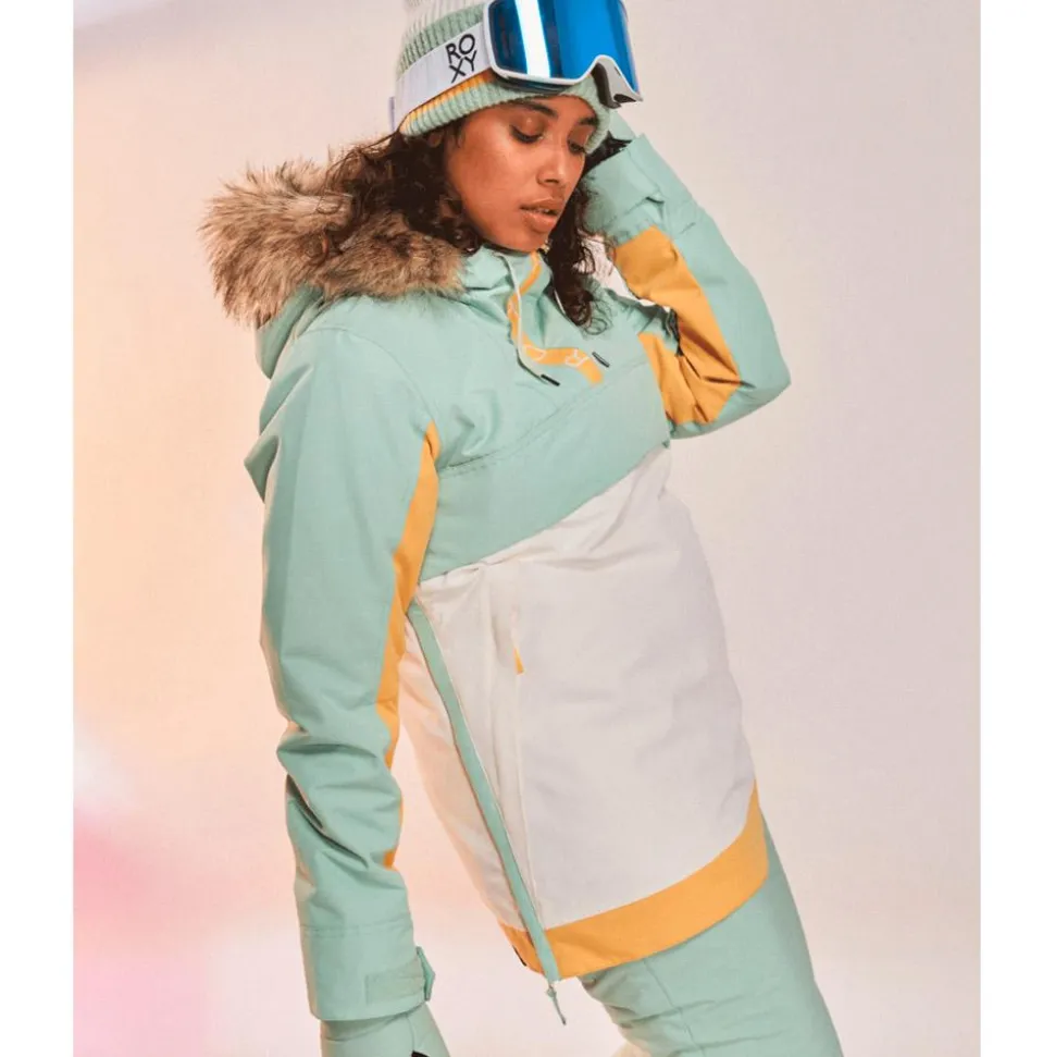 Blouson Ski Roxy Shelter Cameo Green