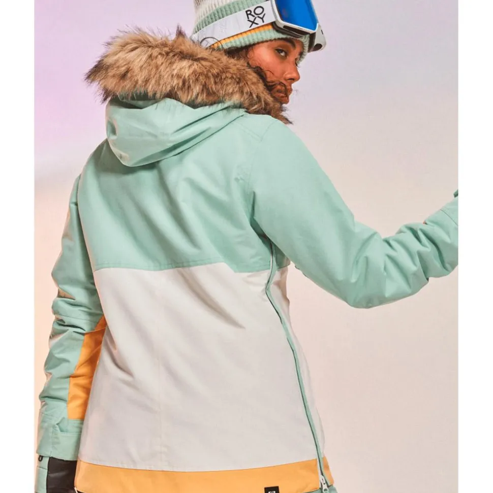 Blouson Ski Roxy Shelter Cameo Green