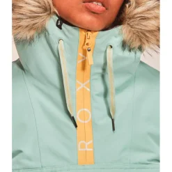 Blouson Ski Roxy Shelter Cameo Green