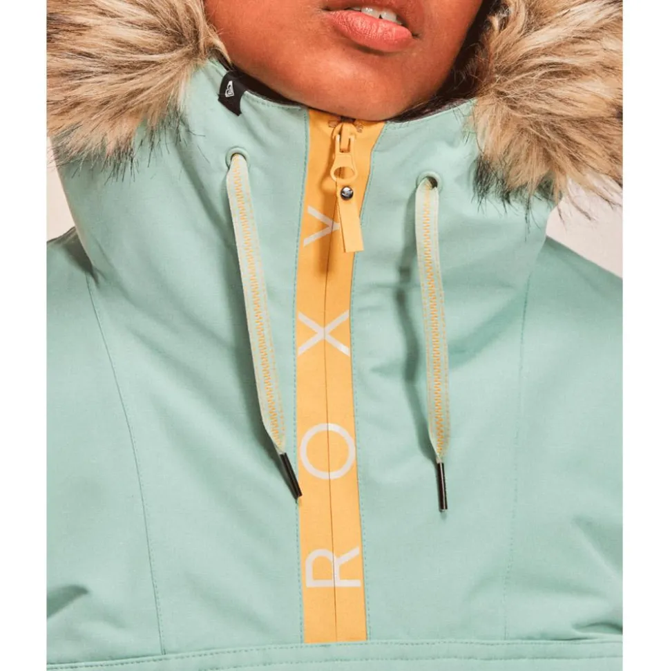 Blouson Ski Roxy Shelter Cameo Green