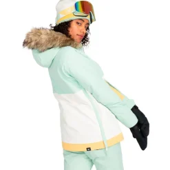 Blouson Ski Roxy Shelter Cameo Green