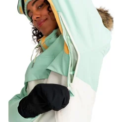Blouson Ski Roxy Shelter Cameo Green
