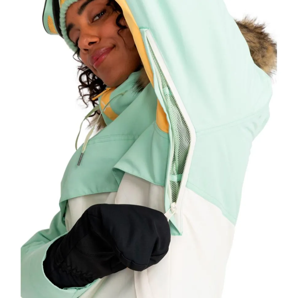 Blouson Ski Roxy Shelter Cameo Green