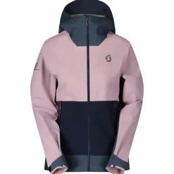 Blouson Ski Scott W's Dryospun 3L Remix Jacket Metal Blue Cloud Pink