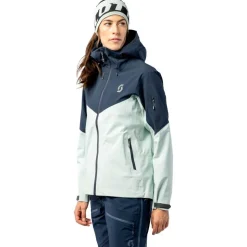 Blouson Ski Scott W's Explorair 3L Jacket Fresh Green Dark Blue