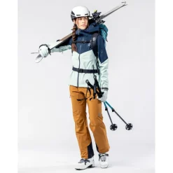 Blouson Ski Scott W's Explorair 3L Jacket Fresh Green Dark Blue