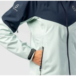 Blouson Ski Scott W's Explorair 3L Jacket Fresh Green Dark Blue