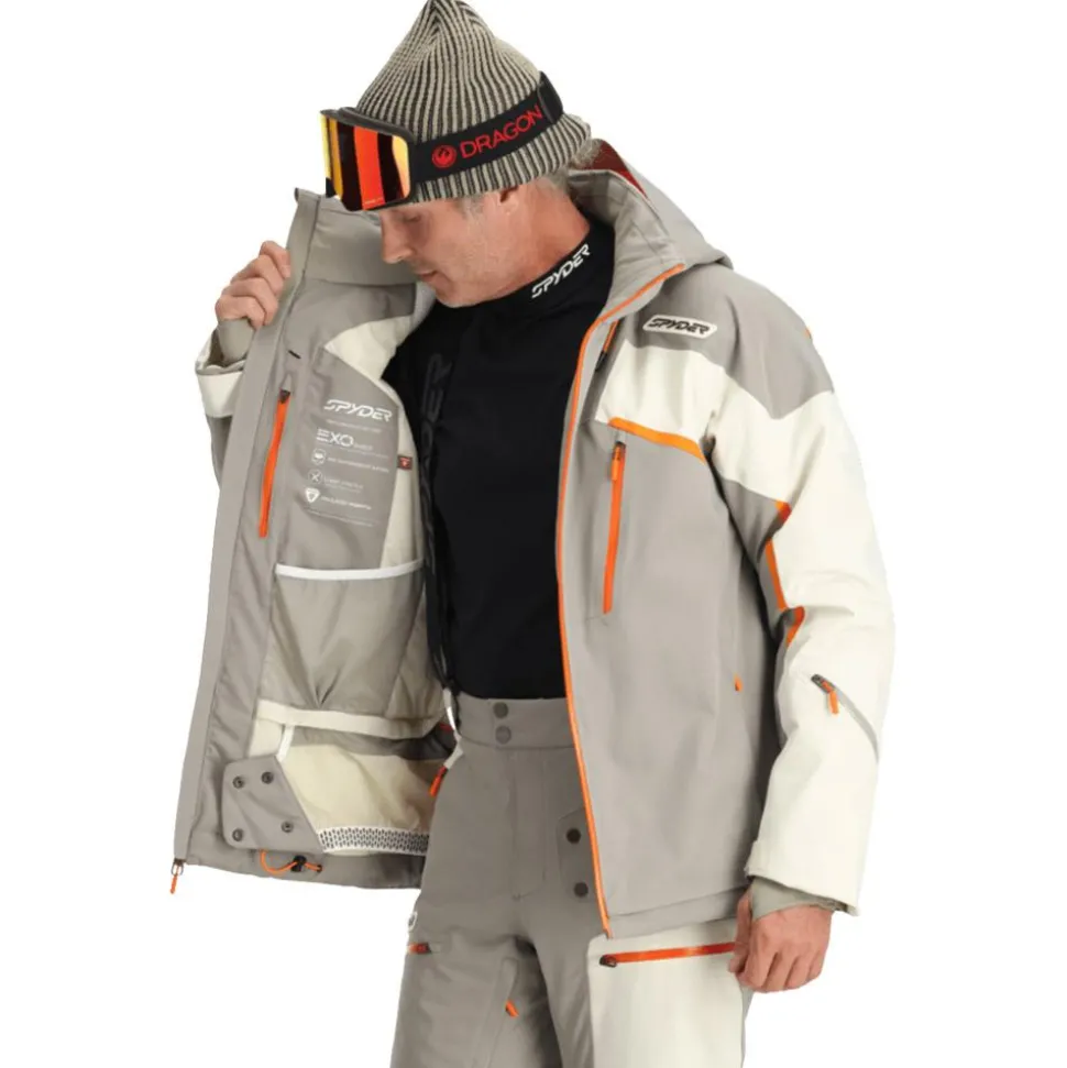 Blouson Ski Spyder Leader Jkt Concrete