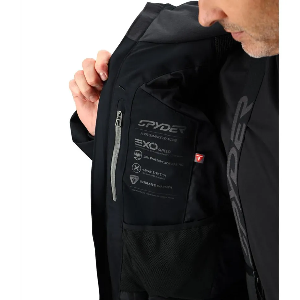 Blouson Ski Spyder Leader Jacket Black