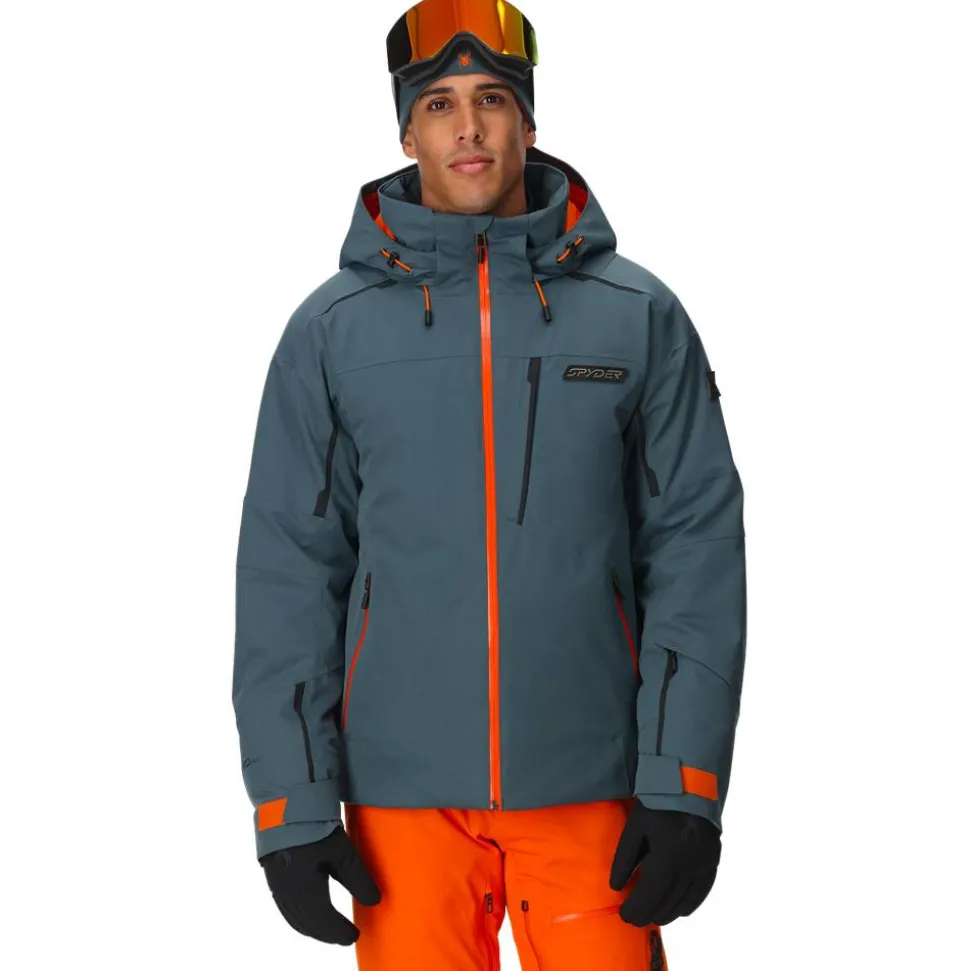 Blouson Ski Spyder Leader Jacket Slate Blue