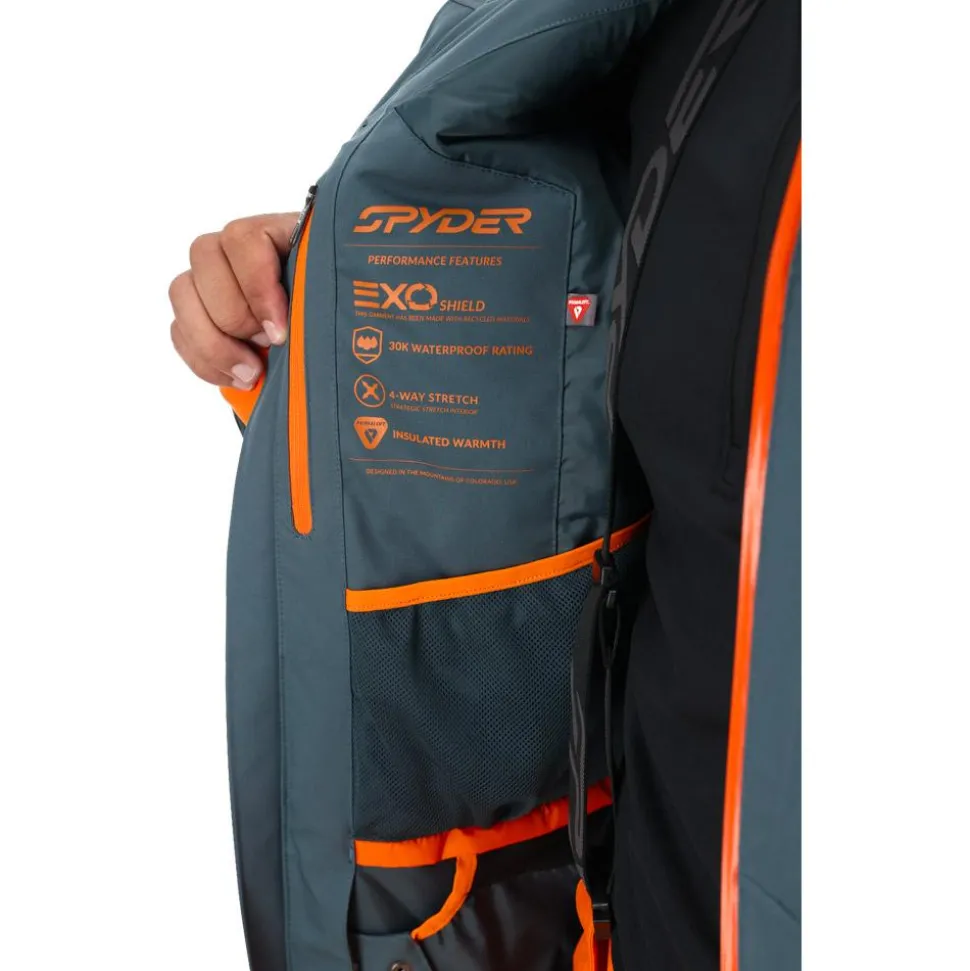 Blouson Ski Spyder Leader Jacket Slate Blue