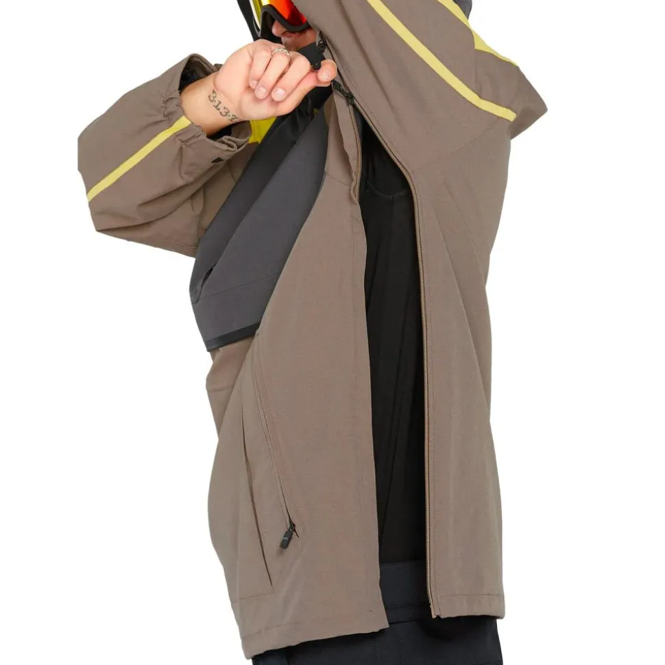 Blouson Ski Volcom Brighton Pullover Chestnut Brown