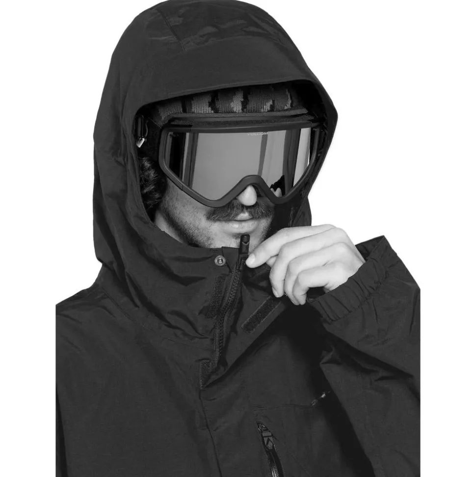 Blouson Ski Volcom Brighton Full Zip Jacket Chestnut Brown