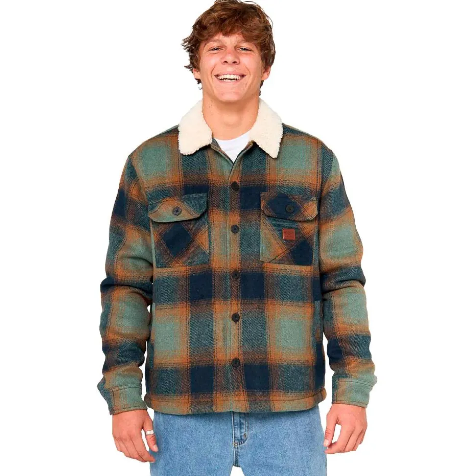 Blouson Street Rip Curl Bells Sherpa Jacket Cactus Green