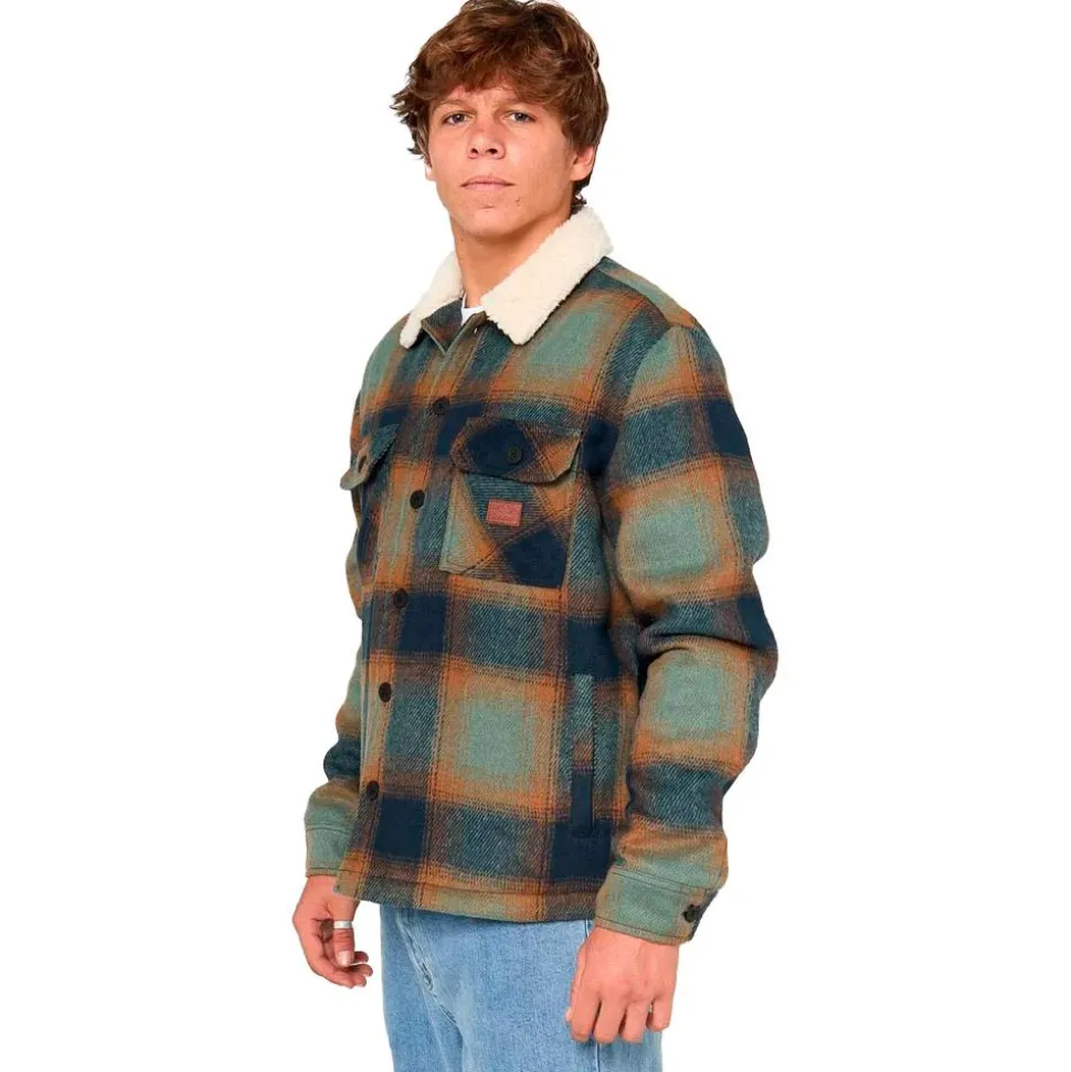 Blouson Street Rip Curl Bells Sherpa Jacket Cactus Green