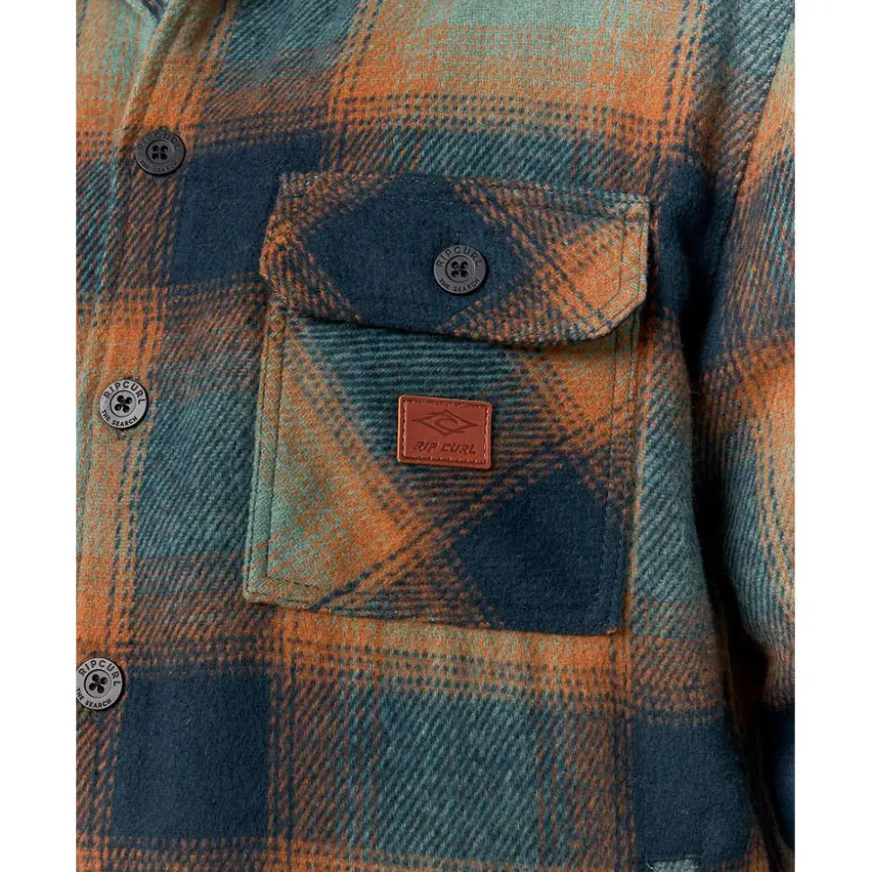 Blouson Street Rip Curl Bells Sherpa Jacket Cactus Green