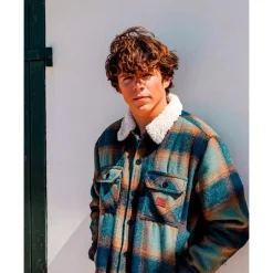 Blouson Street Rip Curl Bells Sherpa Jacket Cactus Green