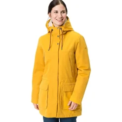 Blouson Street Vaude Women's Manukau Parka II Burnt Yellow