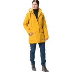 Blouson Street Vaude Women's Manukau Parka II Burnt Yellow
