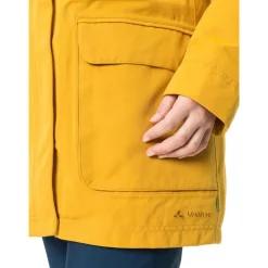 Blouson Street Vaude Women's Manukau Parka II Burnt Yellow