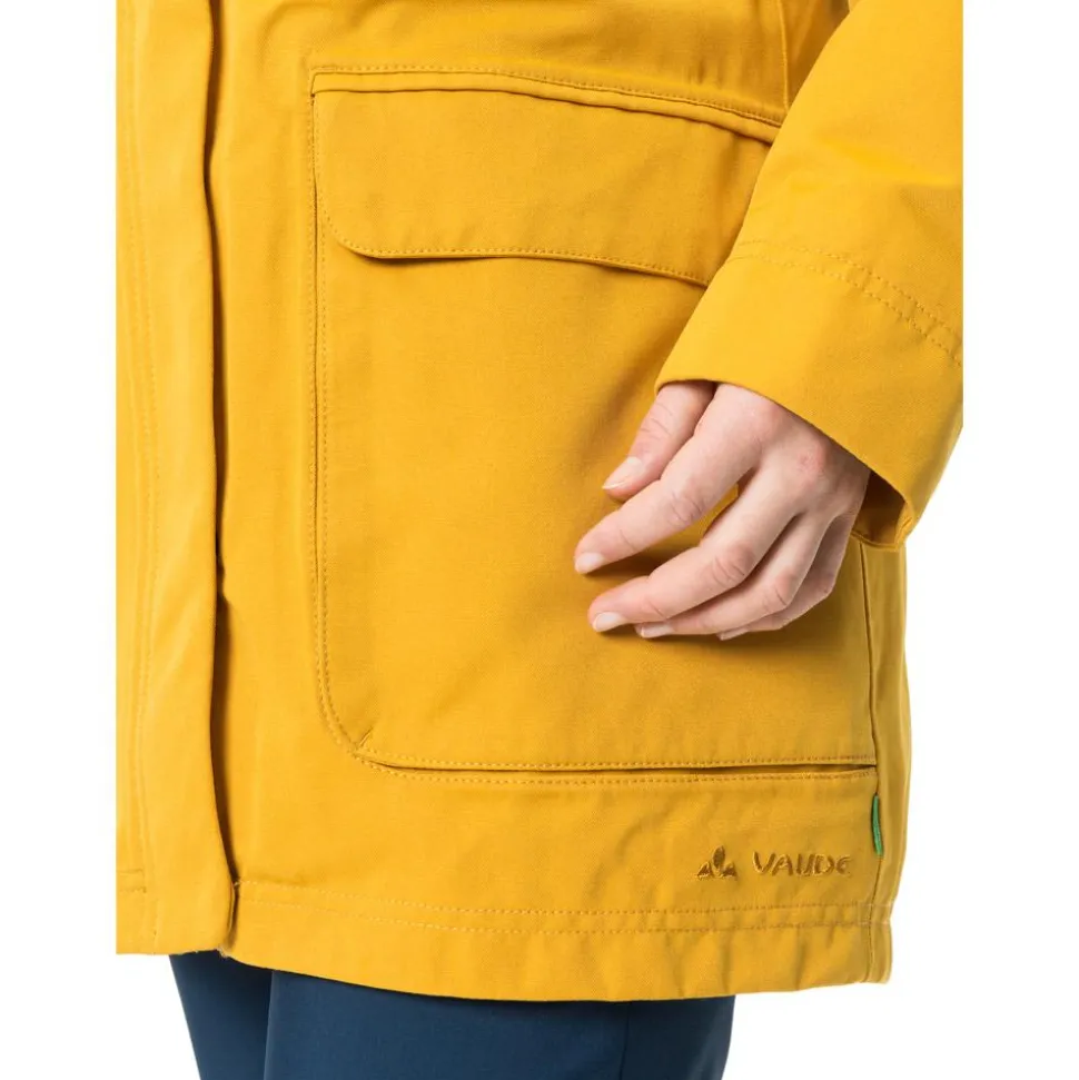 Blouson Street Vaude Women's Manukau Parka II Burnt Yellow