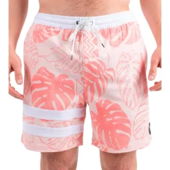 Boardshort Hurley Phntm Eco Block Party Volley 17 Candy Pink