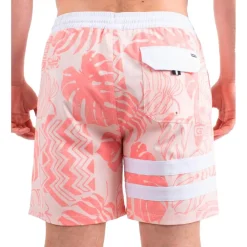 Boardshort Hurley Phntm Eco Block Party Volley 17 Candy Pink