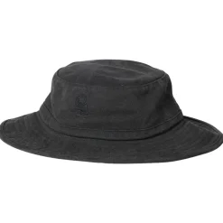Bob Rip Curl Search Canvas Wide Brim Hat Black