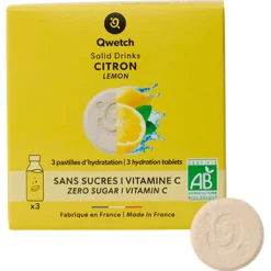 Boisson Qwetch Solid Drinks Bio (x3) Citron
