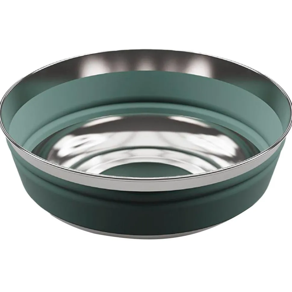 Bol Sea To Summit Detour Stainless Steel Collapsible Bowl 95 g. Green