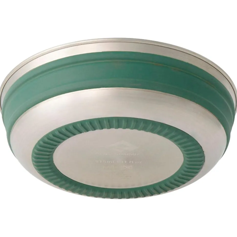 Bol Sea To Summit Detour Stainless Steel Collapsible Bowl 95 g. Green