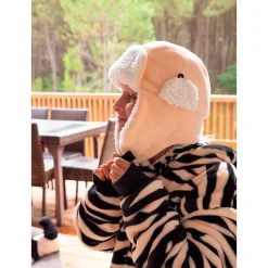 Bonnet All-In Chapka Plaid Dark Pink