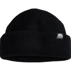 Bonnet Autumn Double Roll Beanie Black