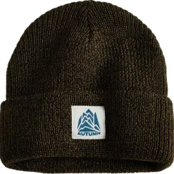 Bonnet Autumn Marl Beanie Army Black